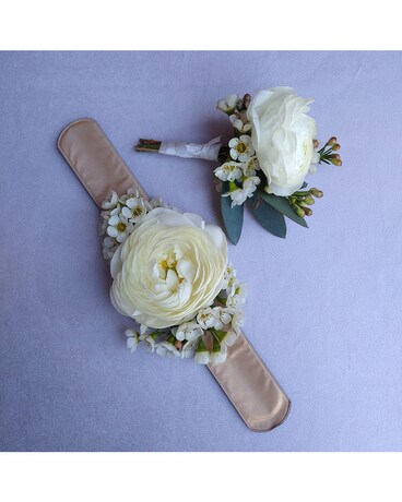 CORSAGE size, inches height and inches wide.
