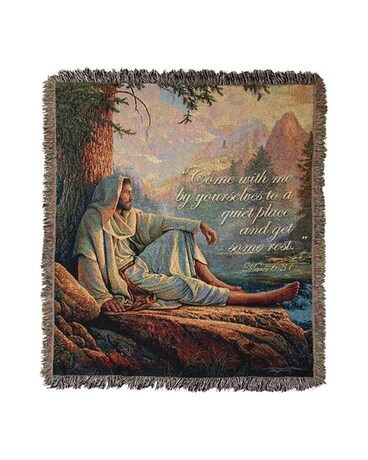 Blanket size, inches height and inches wide.