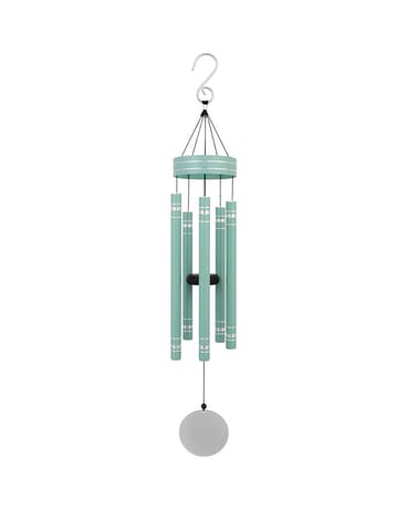 Wind Chime size, inches height and inches wide.