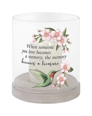 Candle Only size, inches height and inches wide.