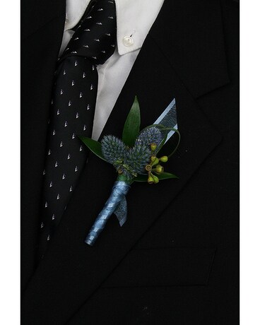 With Boutonniere To Match size, inches height and inches wide.