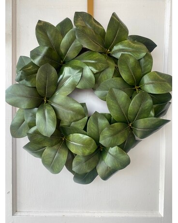 Wreath size, inches height and inches wide.