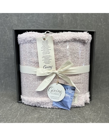 Pink Blanket size, inches height and inches wide.