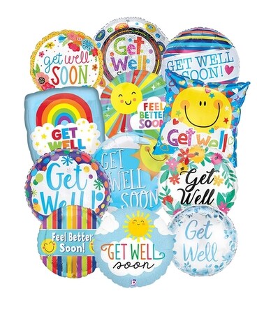 12 Balloons size, inches height and inches wide.
