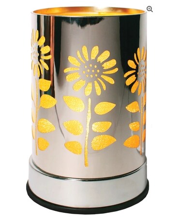 Sunny Days Lantern Warmer size, inches height and inches wide.