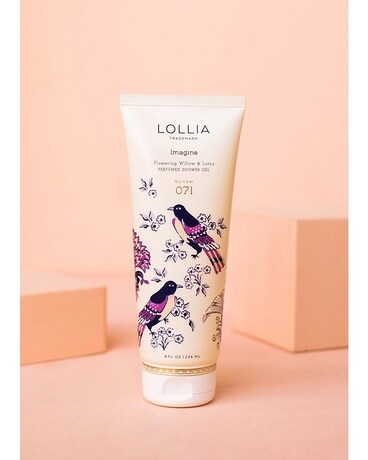 Imagine Perfumed Shower Gel size, inches height and inches wide.