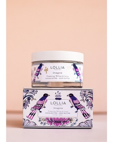 Imagine Body Butter size, inches height and inches wide.