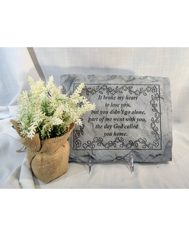 Standard size, 8 inches height and 10 inches wide.