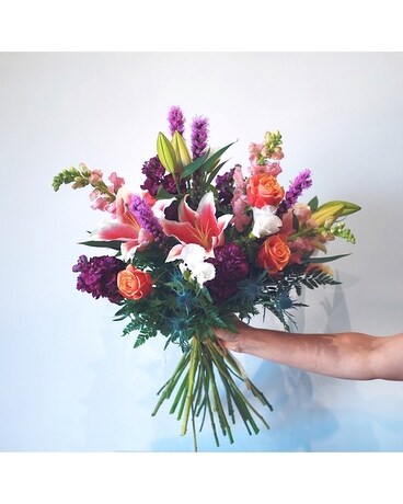 Bright + Vibrant (as shown) size, inches height and inches wide.
