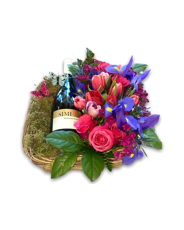 Deluxe - White Wine size, inches height and inches wide.