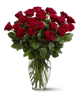 Deluxe in Crystal Vase size, inches height and inches wide.