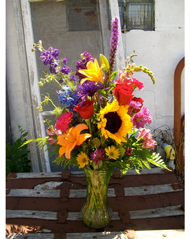 As Shown size, inches height and inches wide.