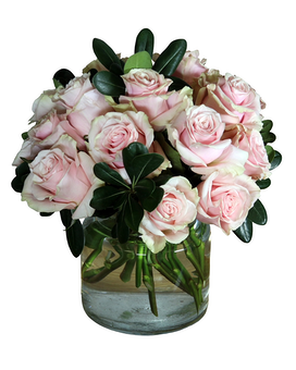 As Shown - 18 stems size, inches height and inches wide.