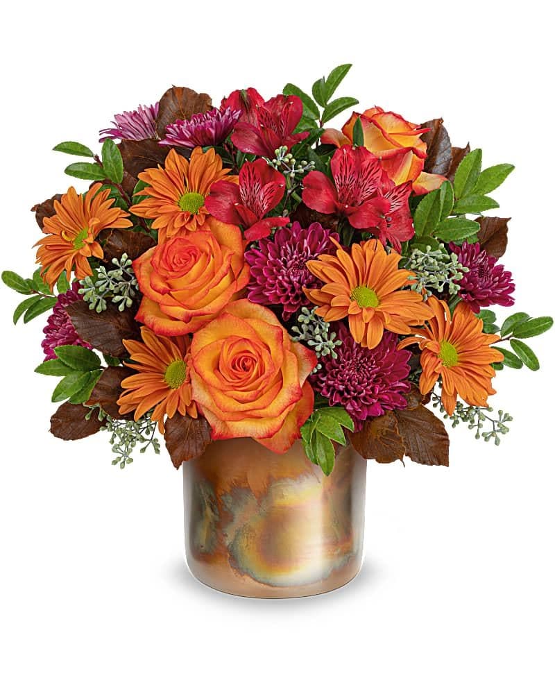 Harvest Blooms Bouquet In Big Rapids MI Patterson S Flowers Inc