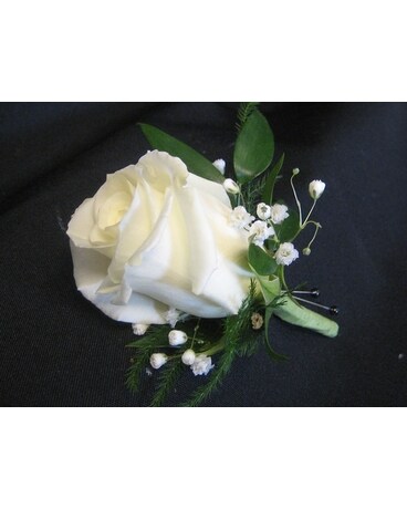 White Rose size, inches height and inches wide.