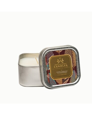 Warm Tobacco & Coriander size, inches height and inches wide.