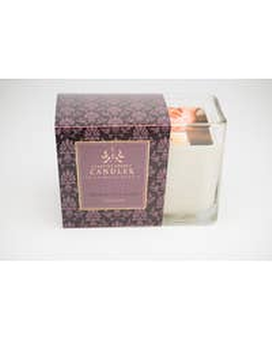 French Fig & Amber size, inches height and inches wide.