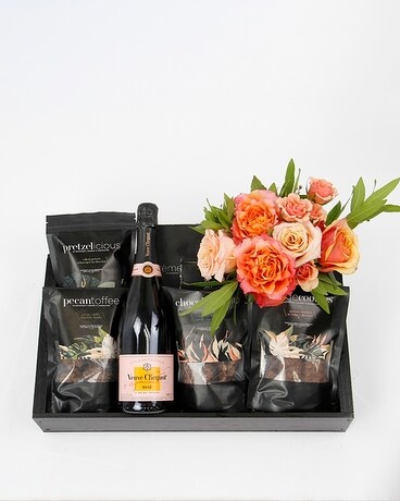Classic With La Bruyère Rosé Champagne size, inches height and inches wide.