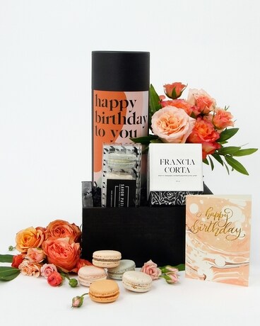 Deluxe with Rosé Wine size, inches height and inches wide.