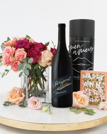 Red Wine size, inches height and inches wide.
