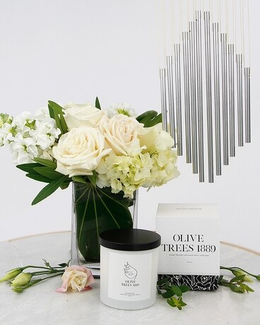Upgrade: Sympathy Candle size, inches height and inches wide.