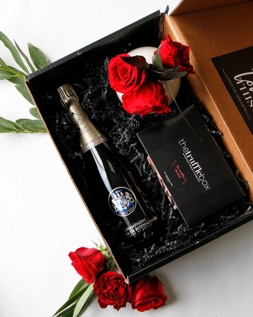 With Barons De Rothschild Blanc de Blanc Champagne size, inches height and inches wide.