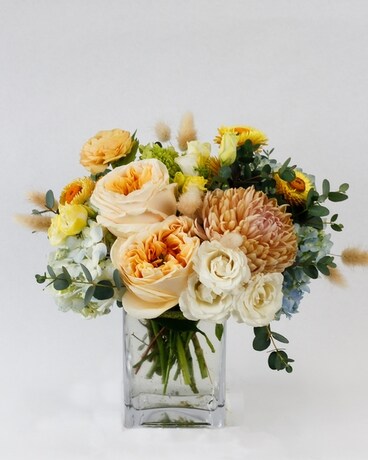 Standard size, 8 inches height and 9 inches wide.