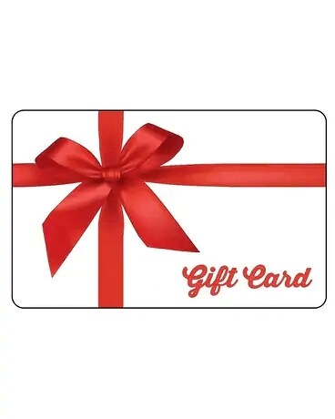 $25 Gift Certificate size, inches height and inches wide.