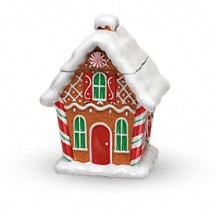 Teleflora's Gingerbread Cookie Jar Bouquet Vase