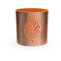 Teleflora's Leaves of Copper Bouquet Vase