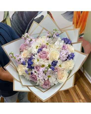 mamoco!BEAQUE MEDI CHOUPRO Blue and White Ramo in Randallstown MD - Tropical Arrangements