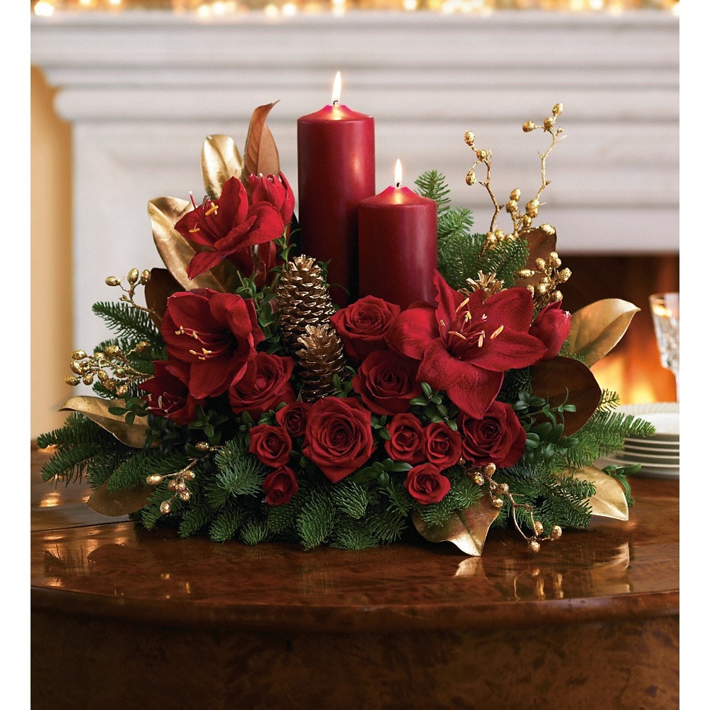 Candlelit Christmas in Brooklyn NY - Barbara's Flower Shop