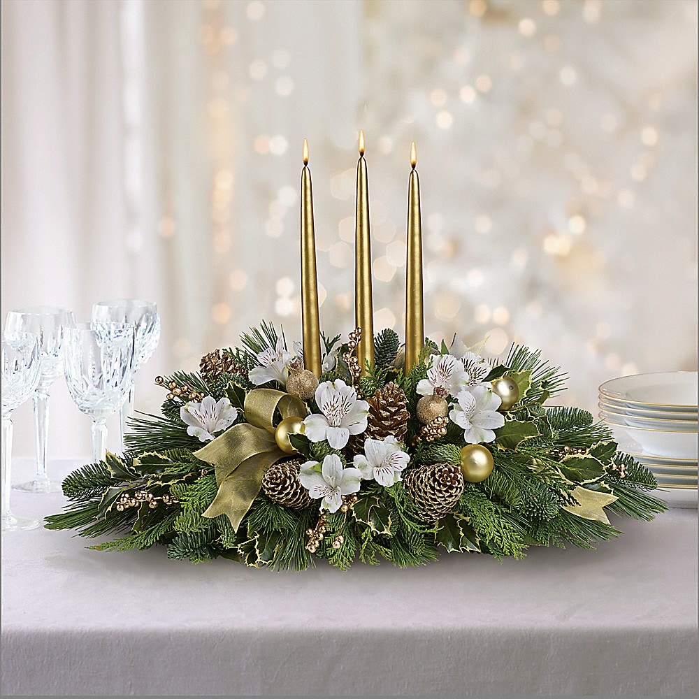 Royal Christmas Centerpiece in Avon OH - Hen N Ivy