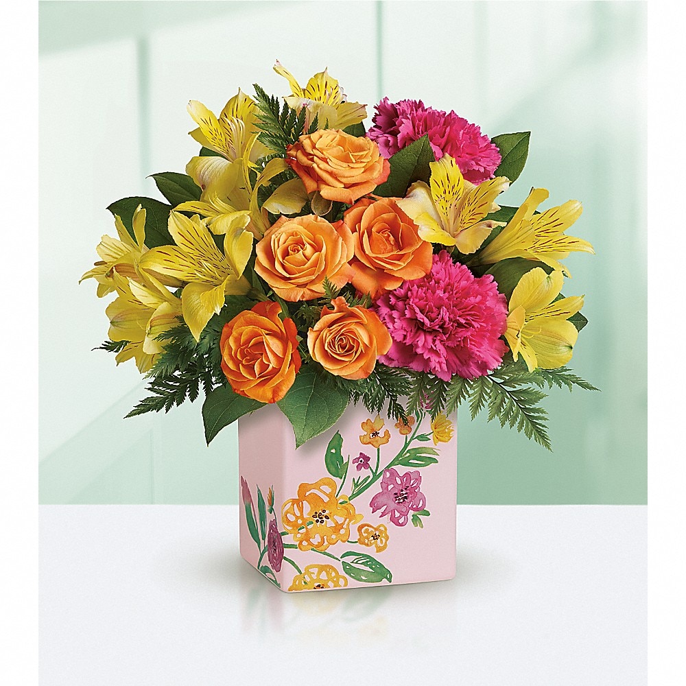 Teleflora's Painted Blossoms Bouquet in Murfreesboro TN