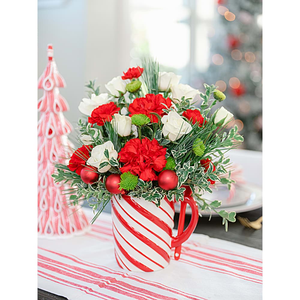 Send a christmas bouquet 2025