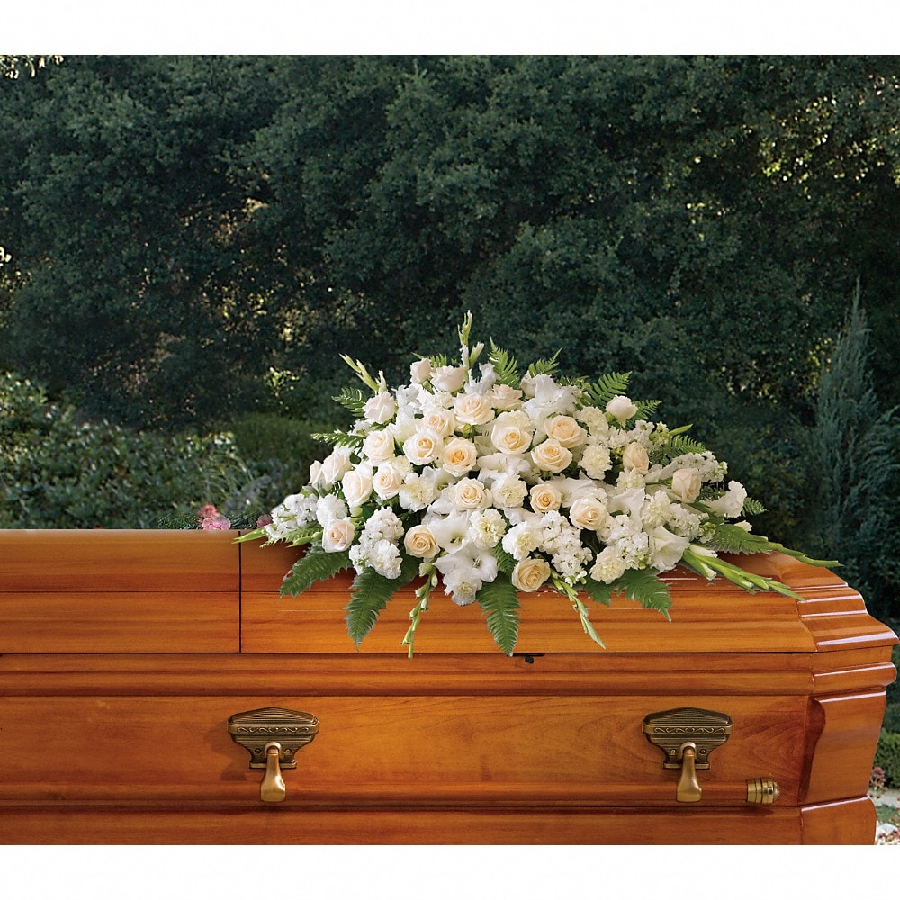 Silken Serenity Casket Spray (T232-3A) in Chicago IL - Soukal