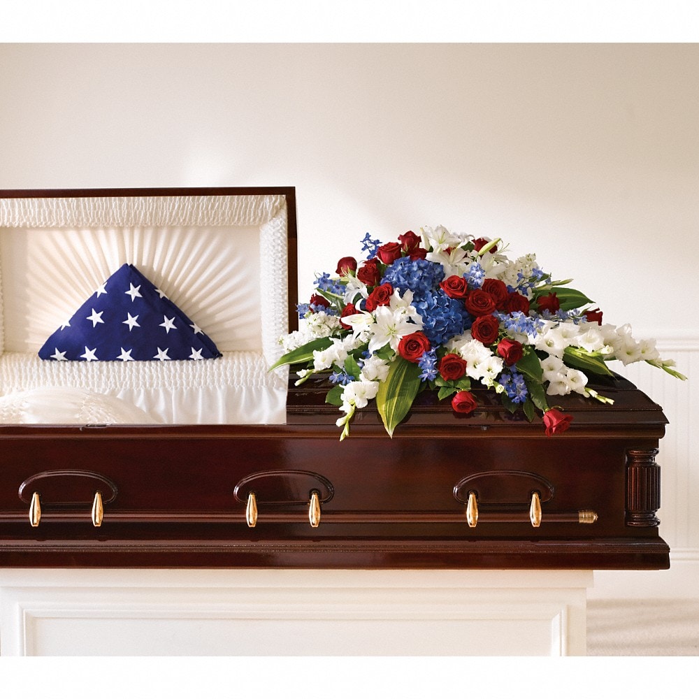 Distinguished Service Casket Spray in Dayton OH - Furst The