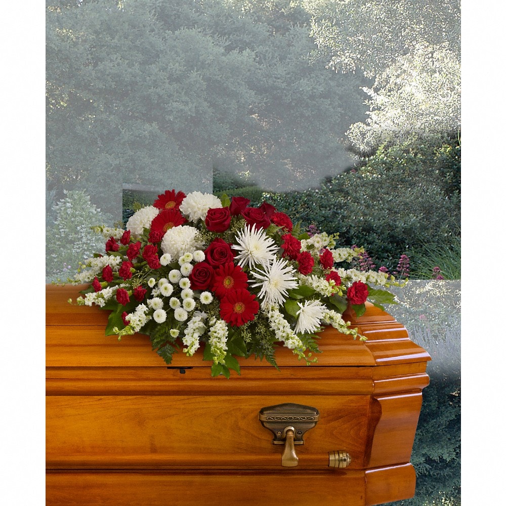 Strength and Wisdom Casket Spray in Bradenton FL - Tropical