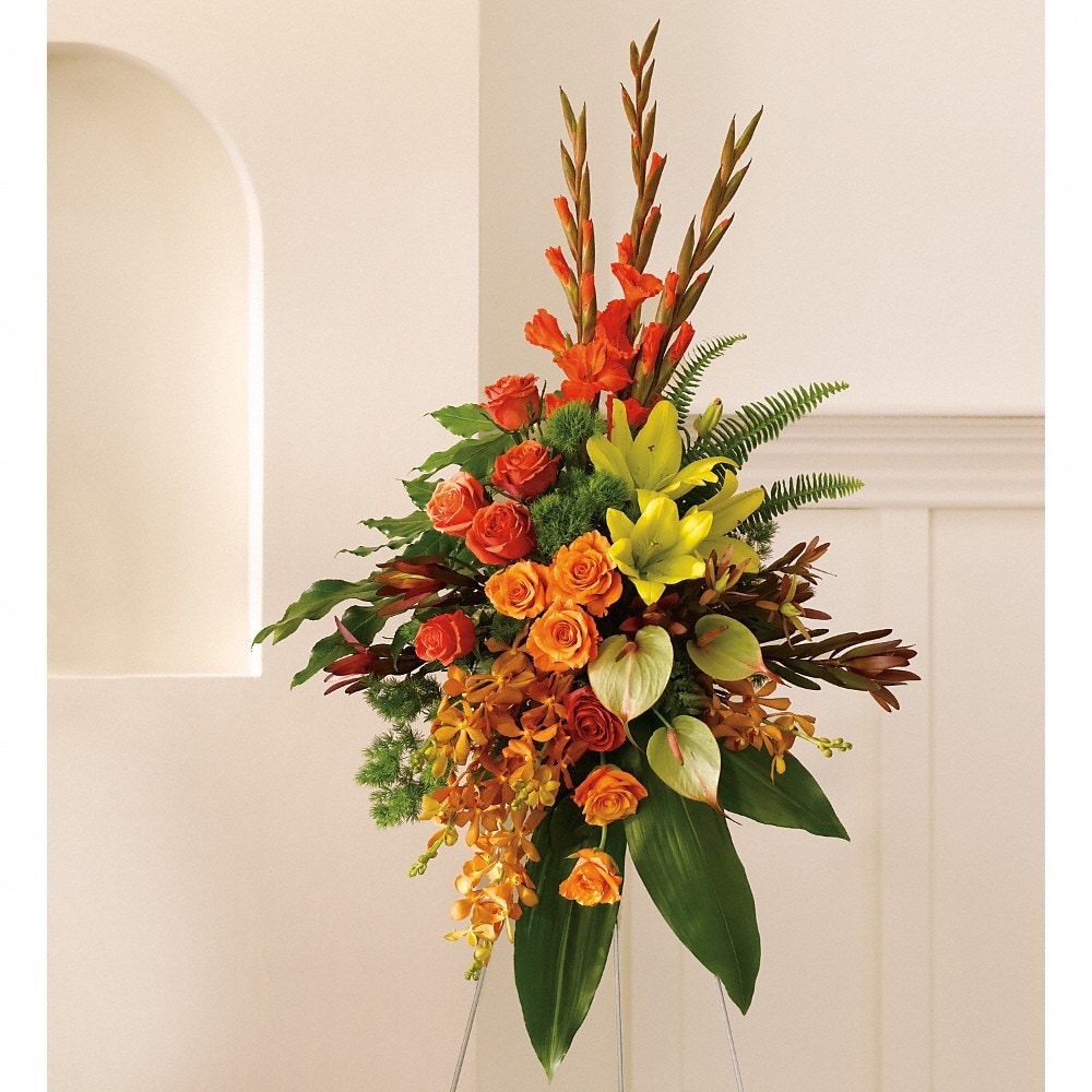 Tropical Tribute Spray (T245-1A) in Chicago IL - Soukal Floral Co