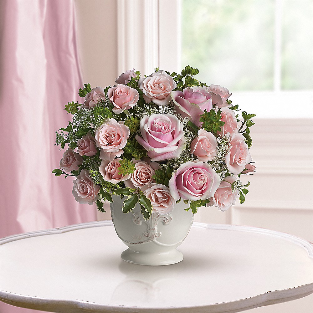 Teleflora's Parisian Pinks with Roses (T67-3A) in Chicago IL