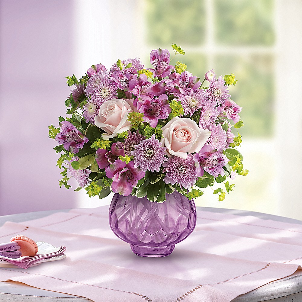 Teleflora's Lavender Chiffon Bouquet in Freeport IL - Deininger