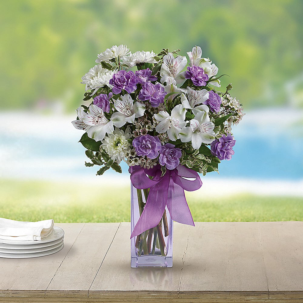 バレエ type L long ribbon / Joy flower purple Love and Laughter in Jacksonville FL - Deerwood Florist