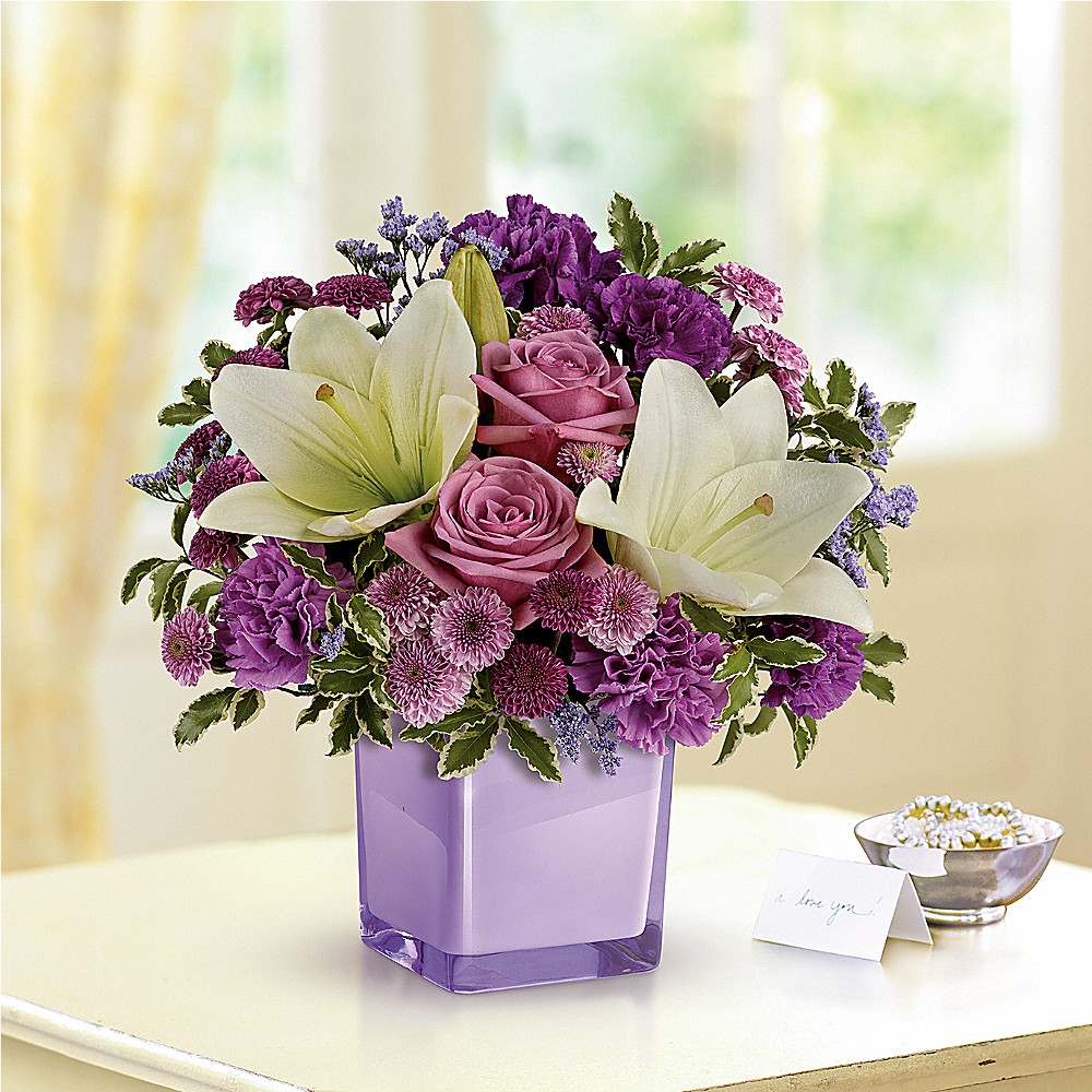 Pleasing Purple Bouquet in San Antonio TX - Spring Garden Flower Shop