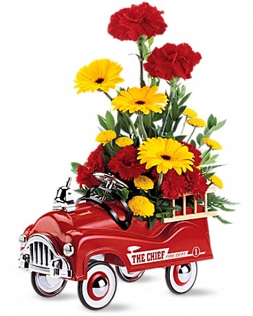 Teleflora's Fire Engine Bouquet Flower Arrangement