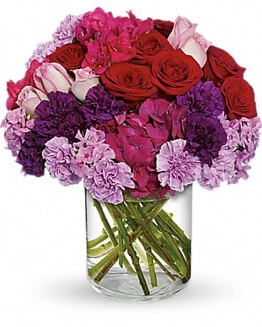 Lavish Flowers Delivery Vancouver BC - Purple Rainbow Florist