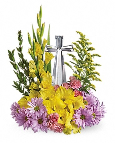 Crystal Cross Bouquet