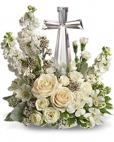 Teleflora's Divine Peace Bouquet in Charlotte MI - B's Floral & Gifts