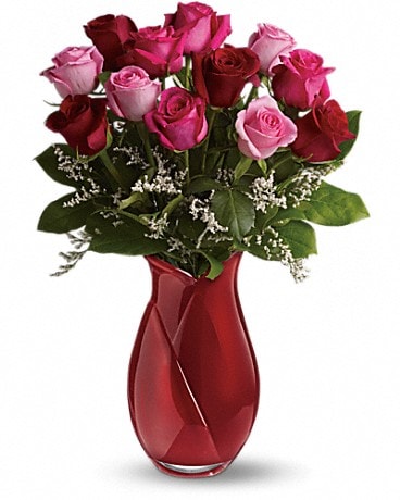 Thoughts of You Bouquet with Red Roses - Teleflora