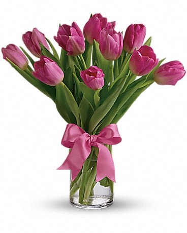 Precious Pink Tulips in Calhoun GA - Owens Florist