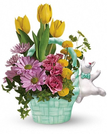 Teleflora's Send a Hug™ Funny Bunny Bouquet